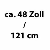 ca. 48 Zoll / 121 cm
