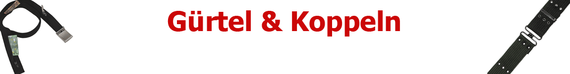 Gürtel & Koppeln
