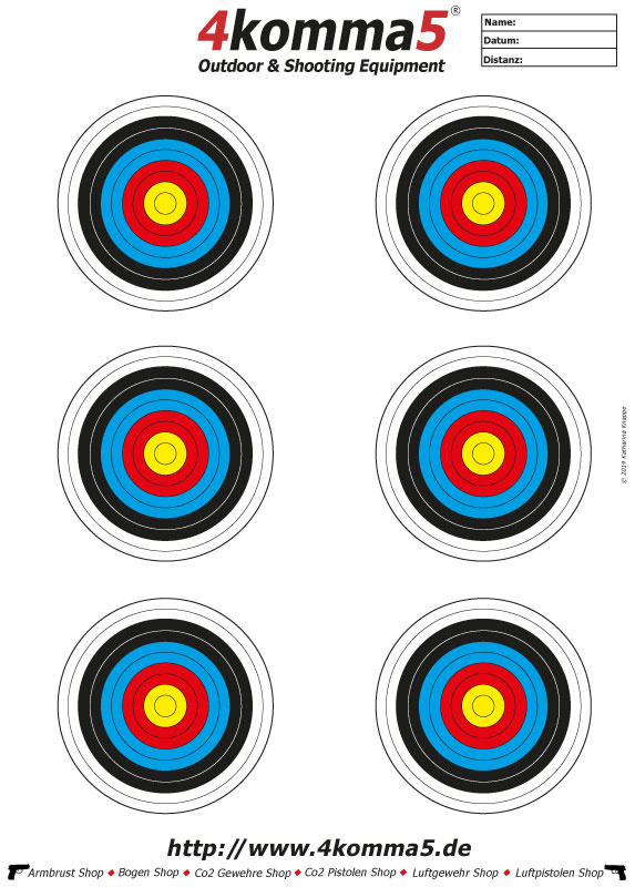 Zielscheibe für Luftgewehre - Target2
