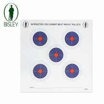 Bisley Zielscheiben Five Targets 50er Pack - 17 x 17 cm