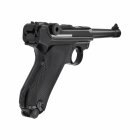 Umarex Legends Pistole P08 - 4,5 mm Stahl BB Co2-Pistole in Metallausführung mit Blowback (P18)