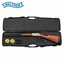 SET Walther Lever Action Wells Fargo long 4,5 mm Diabolo CO2-Gewehr 88 Gramm Version (P18) + Koffer inklusive 2 Zahlenschlösser + 1000 Diabolos