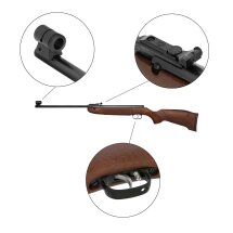 SET Luftgewehr Weihrauch HW 30 S 4,5 mm Diabolo (P18) + Koffer inklusive 2 Zahlenschlösser + 1000 Diabolos