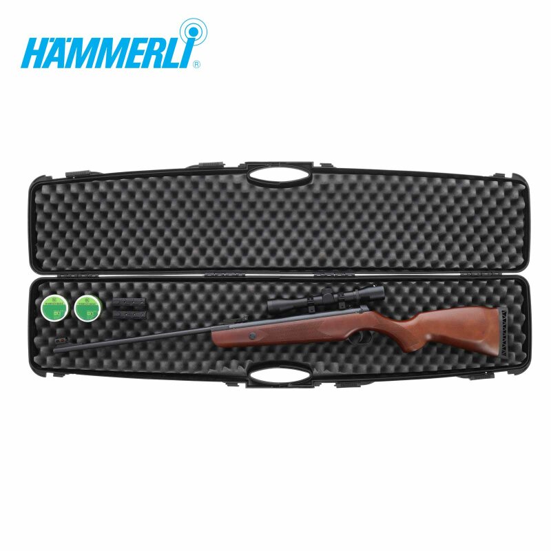 SET Luftgewehrset Hämmerli Hunter Force 600 Combo (P18) + Hämmerli Zielfernrohr 4x32 + Koffer inklusive 2 Zahlenschlösser + 1000 Diabolos