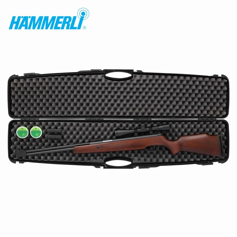 Luftgewehrset Hämmerli Hunter Force 900 Combo (P18) + Zielfernrohr 6x40 + Koffer inklusive 2 Zahlenschlösser + 1000 Diabolos