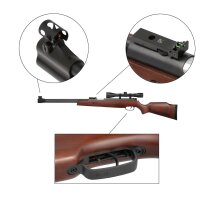 Luftgewehrset Hämmerli Hunter Force 900 Combo (P18) + Zielfernrohr 6x40 + Koffer inklusive 2 Zahlenschlösser + 1000 Diabolos