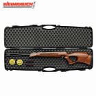 SET Luftgewehr Weihrauch HW 97KT Lochschaft mit verstellbarer Schaftkappe 4,5 mm (P18) + Koffer inklusive 2 Zahlenschlösser + 1000 Diabolos