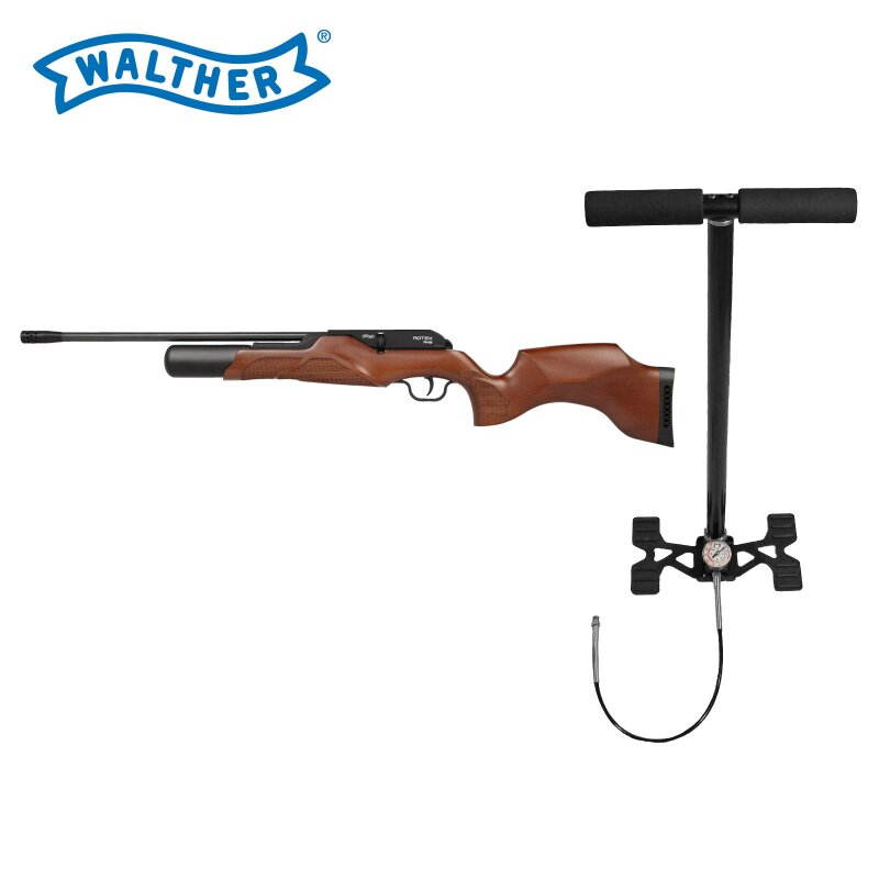 SET Walther Rotex - Pressluftgewehr 4,5 mm (P18) + Pressluftpumpe