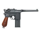 Luftpistolenset Umarex Legends Pistole C96 FM Blowback - 4,5 mm Stahl BB Co2-Pistole (P18) + 10 Co2 + 1500 Schuss