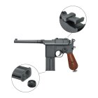 Luftpistolenset Umarex Legends Pistole C96 FM Blowback - 4,5 mm Stahl BB Co2-Pistole (P18) + 10 Co2 + 1500 Schuss