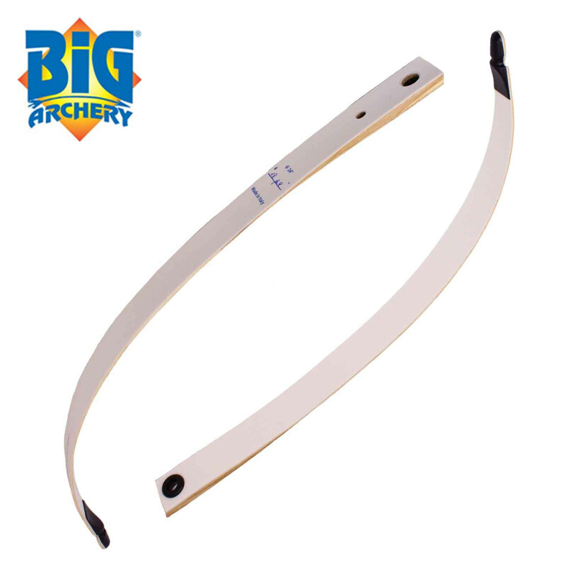 Big Archery Wurfarme Long für Recurvebogen Evolution White 70" 30 lbs