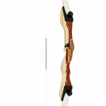 Big Archery Recurvebogenset Komplettset Evolution White 62" + viel Zubehör Linkshand 16 lbs