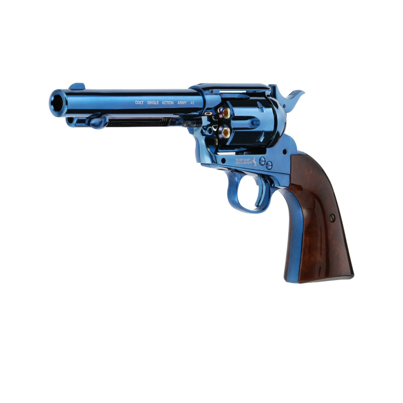 Komplettset Colt Single Action Army® 45 blue Co2-Revolver Kaliber 4,5