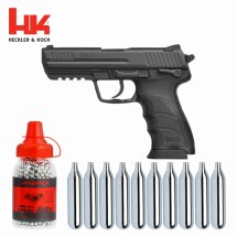 Komplettset Heckler & Koch HK45 Co2-Pistole 4,5 mm...