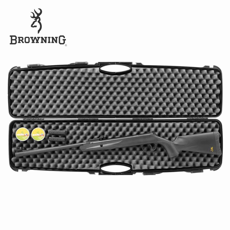 SET Luftgewehr Browning M-Blade - 4,5 mm Diabolo (P18) + Koffer inklusive 2 Zahlenschlösser + 1000 Diabolos