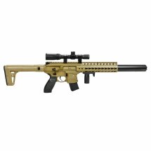 SIG SAUER MCX Dark Earth Co2-Gewehr 4,5 mm Diabolo (P18) +  Zielfernrohr