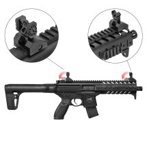 SIG SAUER MPX Co2-Gewehr Schwarz 4,5 mm Diabolo (P18)