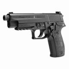 Luftpistolenset SIG SAUER P226 Co2-Pistole Schwarz 4,5 mm Diabolo (P18) + 10 Co2-Kapseln Umarex + 1000 Diabolos