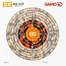 Gamo Schießscheiben/Zielscheiben Bear Grylls Motiv Camo-Muster 100 Stück