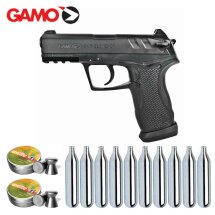 Luftpistolenset Gamo C-15 Co2 Blowback Pistole 4,5 mm...