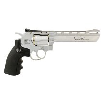 Co2 Revolver Dan Wesson 6" Silber 4,5 mm Diabolo (P18)