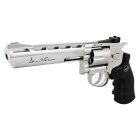 Co2 Revolver Dan Wesson 6" Silber 4,5 mm Diabolo (P18)