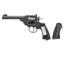 SET Co2-Revolver Webley MK VI 4,5 mm BB (P18) + 10 Co2 + 1500 Schuss