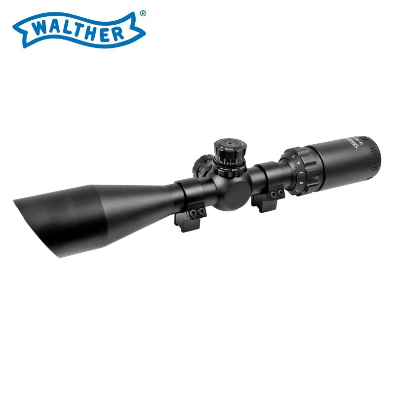 Walther Zielfernrohr 3-9x44 MilDot-Absehen