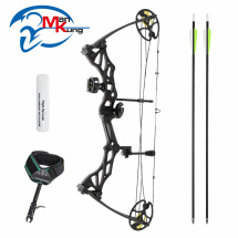 SET: Man Kung Compoundbogen Hawk® Schwarz 25-31/40-70 lbs RH