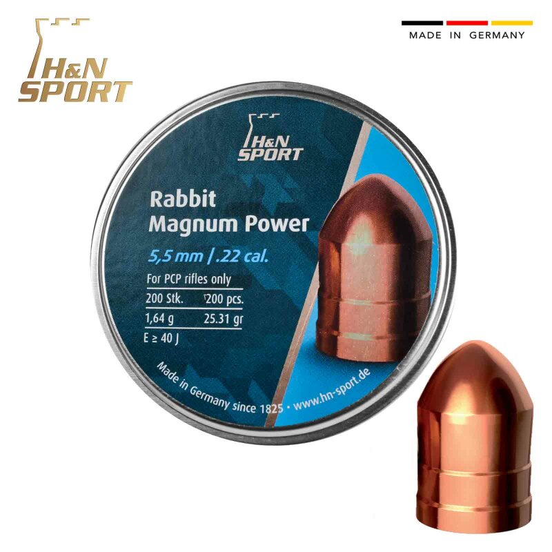 H&N Rabbit Magnum Power 5,5 mm für starke Luftgewehre