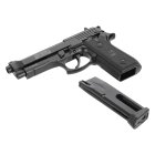 Komplettset Swiss Arms P92 Co2-Pistole Vollmetall Blowback 4,5 mm BB (P18) + 10 Co2-Kapseln Umarex + 1500 Stahl-BBs Umarex