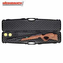 SET Weihrauch HW 100 T Pressluftgewehr mit Schalldämpfer 4,5 mm (P18) + Koffer inklusive 2 Zahlenschlösser + 1000 Umarex Mosquito Diabolos