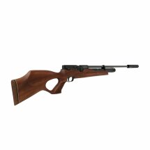 Weihrauch HW 100 T Pressluftgewehr mit Schalldämpfer und langem Lauf 4,5 mm (P18)