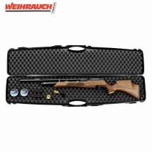 SET Weihrauch HW 100 S Pressluftgewehr mit Schalldämpfer 4,5 mm (P18) + Koffer inklusive 2 Zahlenschlösser + 1000 Diabolos