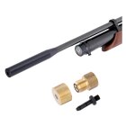 SET Weihrauch HW 100 S Pressluftgewehr mit langem Lauf 4,5 mm (P18) + Pressluftpumpe