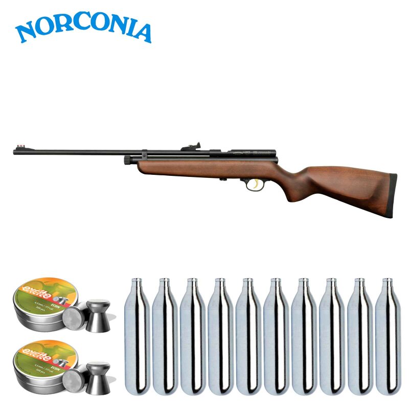 SET Norconia QB78D 4,5 mm Co2 Gewehr (P18) + 1000 Diabolos + 10 Co2-Kapseln