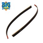 Big Archery Wurfarme Long für Recurvebogen Evolution Black 70" 20 lbs