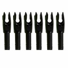 6-er Pack Easton G-Nock Large Groove (große Nockbettöffnung) Schwarz