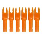 6-er Pack Easton G-Nock Small Groove (kleine Nockbettöffnung) Orange