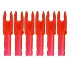 6-er Pack Easton G-Nock Small Groove (kleine Nockbettöffnung) Ruby Rot