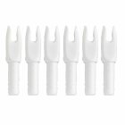 6-er Pack Easton G-Nock Small Groove (kleine Nockbettöffnung) Weiß