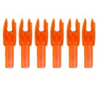 6-er Pack Easton X-Nock Large Groove (große Nockbettöffnung) Orange