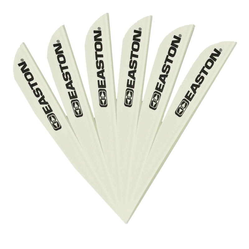 6-er Pack Easton Diamond Vanes 3,80" (ca. 9,7 cm)  Weiß