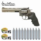 Luftpistolenset Dan Wesson Co2-Revolver 715 Lauflänge 6" 4,5 mm Diabolo (P18) + 1000 Diabolos + 10 Co2-Kapseln