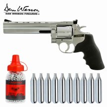 Komplettset Dan Wesson Co2-Revolver 715 Lauflänge...