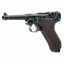 Umarex Legends P08 WWII Special Edition - 4,5 mm Stahl-BB Co2-Pistole mit Blowback (P18)