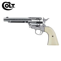 Colt SAA Co2-Revolver Nickel Finish Kaliber 4,5mm Diabolo