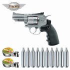 Luftpistolenset Legends S25 Co2-Revolver 4,5 mm Diabolo (P18) + 1000 Diabolos + 10 Co2-Kapseln