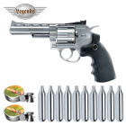 Revolverset Legends S40 Co2-Revolver 4,5 mm Diabolo (P18) + 1000 Diabolos + 10 Co2-Kapseln