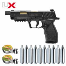 Luftpistolenset UX Umarex SA 10 Co2-Pistole - 4,5 mm...